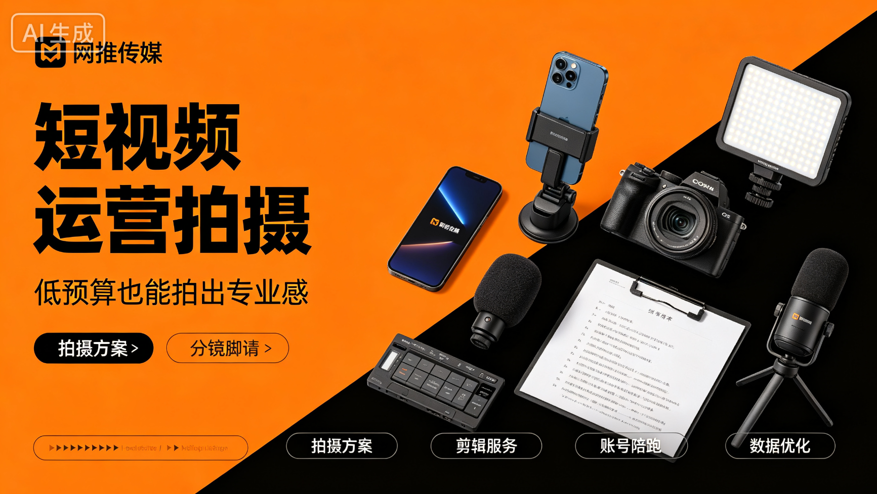 短视频运营宣传图展示内容营销策略